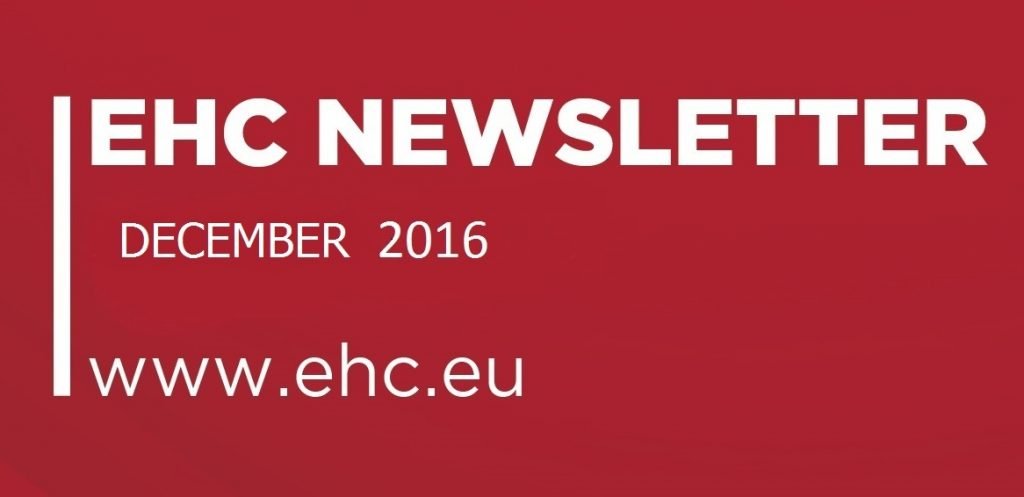 EHC Publishes December 2016 Newsletter